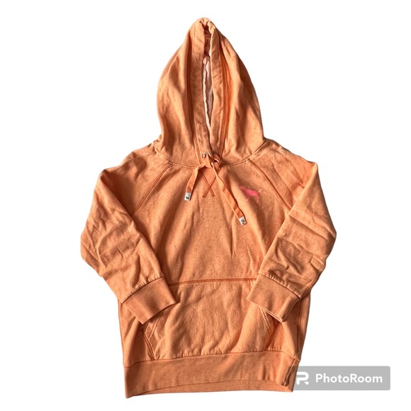 PINK Victoria's Secret Jackets & Blazers - PINK | Victoria Secret | Tangerine Color | Heart & Peace Symbol | Size M